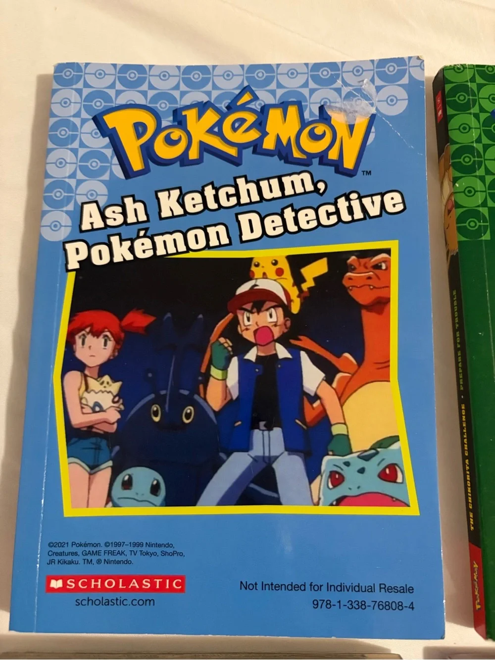 Pokemon Book Lot- 4 books: 2 chapter, 1 guide, 1 graphic novel